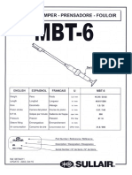Despiece y Numero de Parte MBT-6