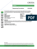 General Purpose Degreasing Formulation HC/HS/09