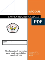 Modul Bahasa Indonesia Kelas Xi