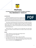 Adoc - Pub - Proposal Kejuaraan Nasional Karate Usia Dini Pra P