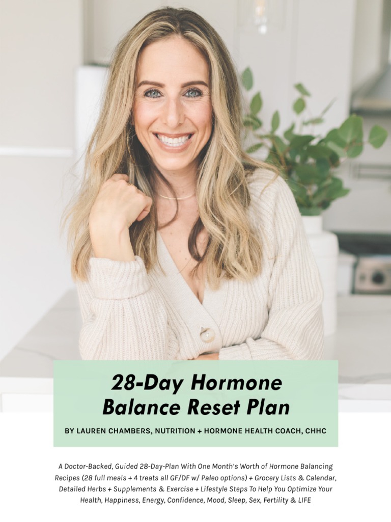 28 Day Hormone Balance Reset Plan | PDF | Menstrual Cycle ...