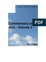 Calvin Commentary - Acts Vol.1