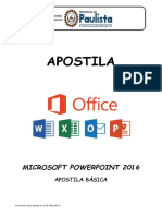 Apostila Básica Microsoft PowerPoint 2016