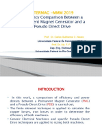 Efficiency Comparison Between A Permanent Magnet Generator and A Pseudo Direct Drive