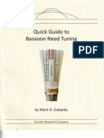 Quick Guide To Reed Tuning