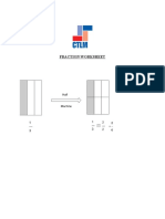 Fraction Worksheet (Half & Third Machine)