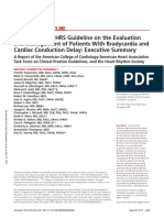 2018 Guideline On The Evaluation and Management of Patients With Bradycardia and Cardiac Conduction Delay