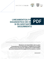 Lineamientos para Diagnóstico de Hepatitis B en Gestantes y Seguimiento