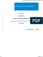 Administering VNX Authorization Test v.1