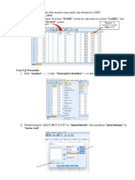 Rangkuman Praktek Day 2 Pelatihan SPSS