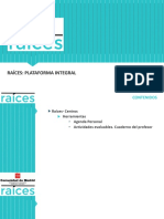 PLATAFORMA RAÍCES-Agenda+Cuaderno