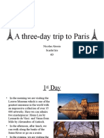 A Three-Day Trip To Paris