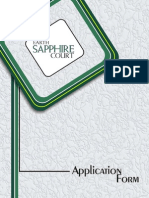 Sapphire Court Application Form