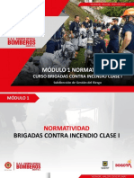 Módulo 1 Normatividad Curso Brigadas Contra Incendio Clase I