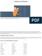 How Many Countries in Africa - The 7 Continents of The World