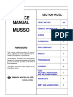 Musso Service Manual