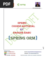 Spring Course Material Nagoor Babu