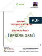 Spring Course Material Nagoor Babu