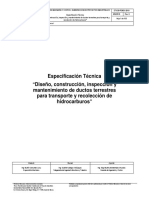 ET-030-PEMEX-2019 Diseño, Construcción, Inspección y Mantenimiento de Ductos Terrestres