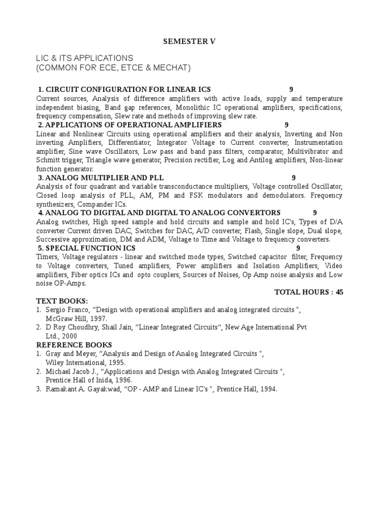 LIC Syllabus | PDF | Technology & Engineering
