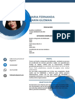 CV Maria Fernanda Marin Diseñadora multimedia