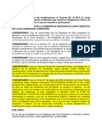 Reglamento Interno de La Comisiã-N de Disciplina