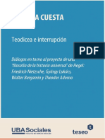 Cuesta, M. (2017) - Teodicea e Interrupción. Buenos Aires, Argentina - UBA Sociales-Teseo Press