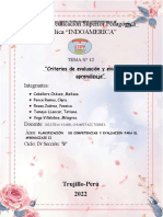 Tarea N°12 Planificacion