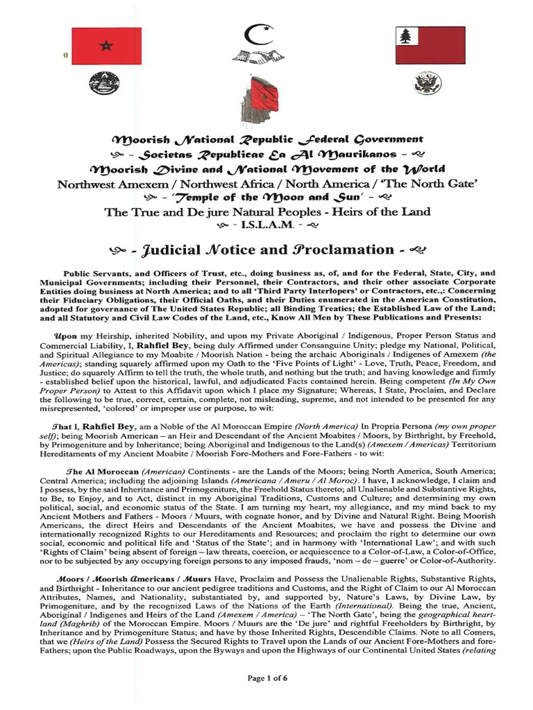 Judicial Proclamation & Legal Notice | PDF