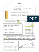 3b.programme 6H Fiches Maths de 33 À 36