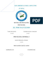 124580848 Trabajo Final Psicologia El Psicoanalisis