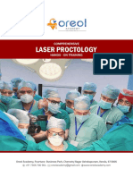 COMPREHENSIVE LASER PROCTOLOGY HANDS-ON TRAINING