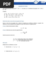 Exercícios de Soma e Produto Matemático | PDF | Equações | Matemática