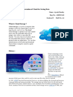 Cpi Assignment - Invention of Cloud