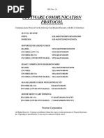 Software Communication Protocol: Communications Protocol For The Following Card Readers/Encoders With RS-232 Interface