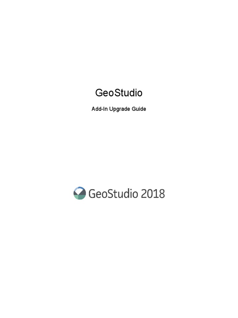 GeoStudio Add-Ins Upgrade Guide | PDF | Parameter (Computer Programming ...