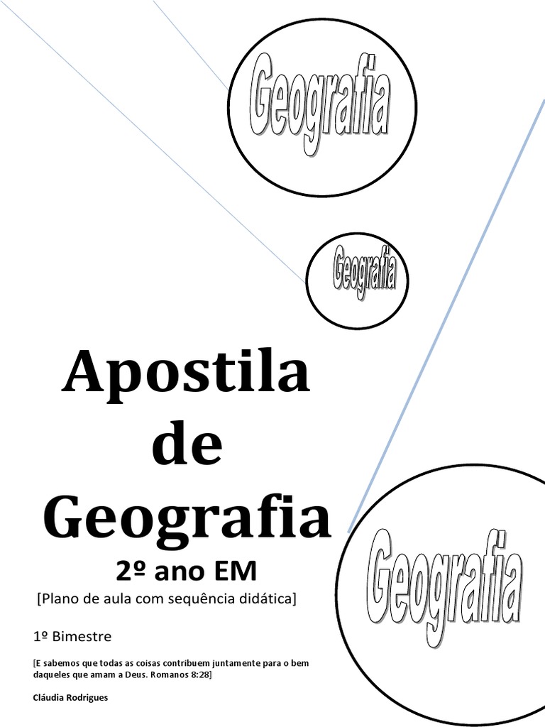 Apostila Geografia 2 Ano EM 1 Bimestre | PDF | Cidade | Poluição