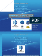 Pesquisa IBCO 2016 Sumário Executivo Oficial