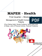 MAPEH - Health: First Quarter - Module 2
