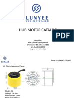 Hub Motor Quotation Sheet