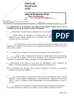 Examen Psicoanalisis