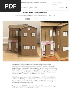 Build a Model Cardboard House _ 10 Steps - Instructables