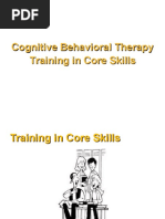 Cognitive Behavioral Therapy Training in Core Skills