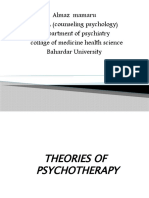 Almaz Mamaru BA, MA (Counseling Psychology) Department of Psychiatry Collage of Medicine Health Science Bahardar University