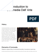 Introduction To Commedia Dell Arte