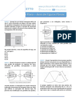 Questões - Geometria Plana - Área de Figuras Planas