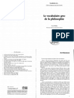 Ivan Gobry Le Vocabulaire Grec de La Philosophie