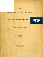 Alonso Pujol, Miguel - La Reforma Constitucional y El Sistema Parlamentario, 1917