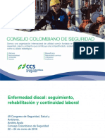 GCE - 1037 - 2016 - Enfermedad - Discal - Seguimiento - Rehabilitación - Continuidad - Laboral - Andrés - Ayala - U