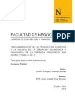 Impl Proc Comp Mejor Sit Econ Fin Empresa Consorcio San Isidro